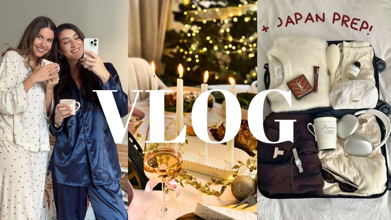 VLOG | ΕΤΟΙΜΑΖΟΜΑΙ ΓΙΑ ΤΟΚΙΟ 🇯🇵, ΨΩΝΙΑ + FESTIVE WORK DAY 🎄