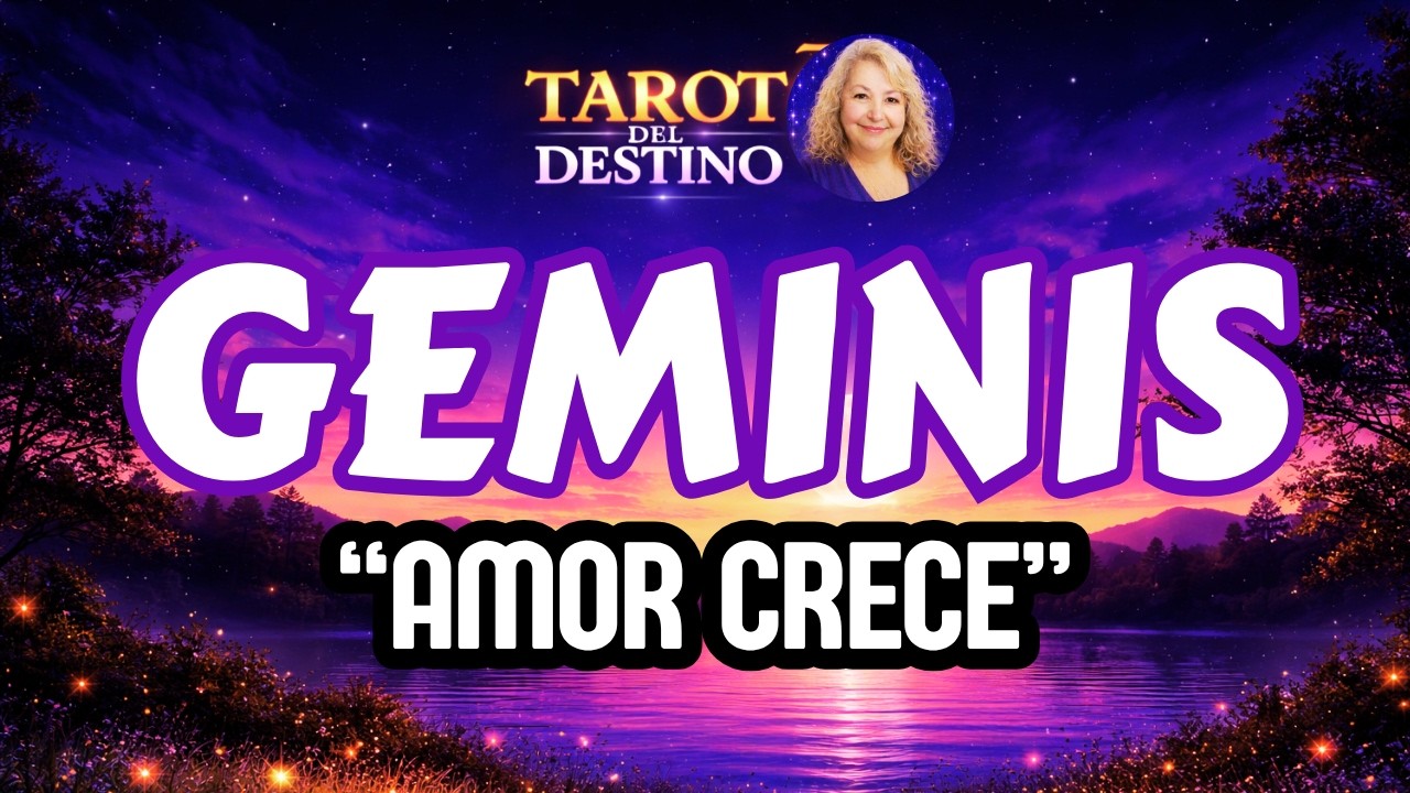 GÉMINIS ♊ ESTE AMOR CRECE… Y TRAE SORPRESAS QUE NO ESPERAS | Tarot del Destino #cancer