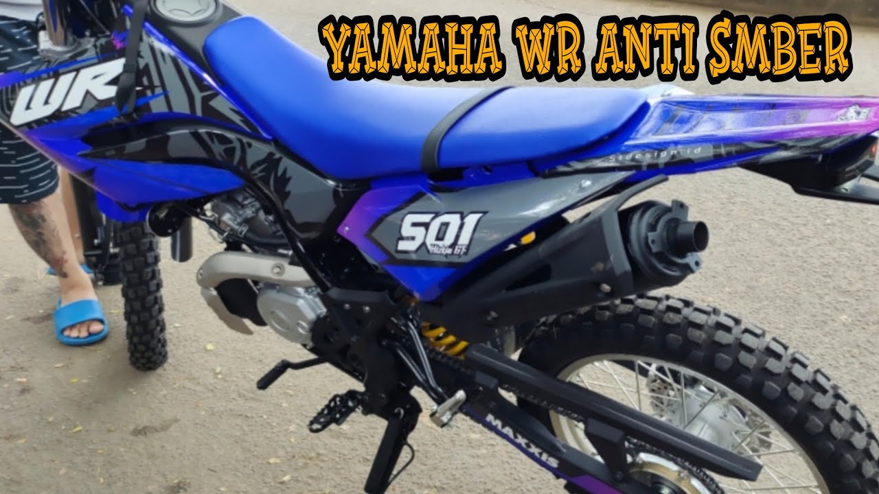 CARA MEMBUAT KNALPOT YAMAHA WR ANTI SEMBER PAKE BAHAN STANDAR PABRIK BAWAAN MOTOR