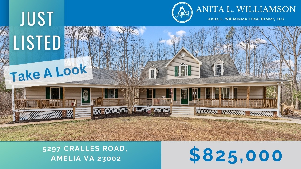 Step Inside this Beautiful Cape Cod and Spacious Accessory Dwelling in Amelia VA