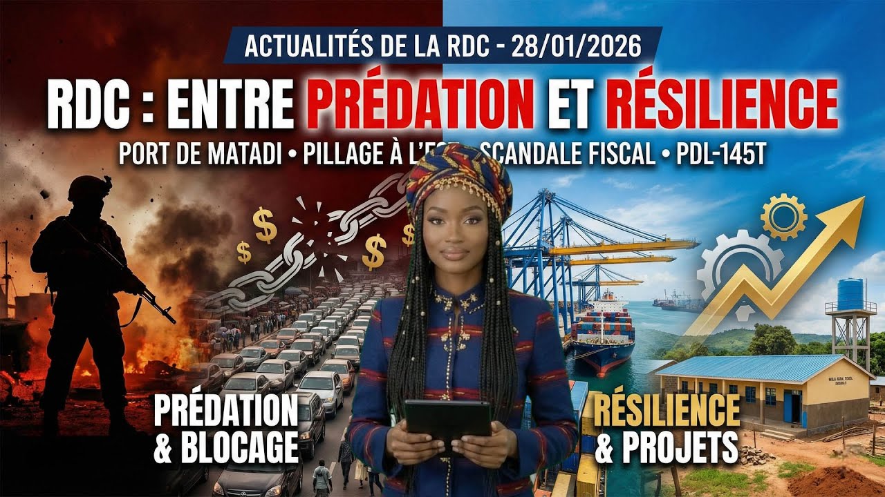 INSIDE NEWS RDC | 28/0/2026 | Port de Matadi -- Prédation à l'Est et Scandale Fiscal.