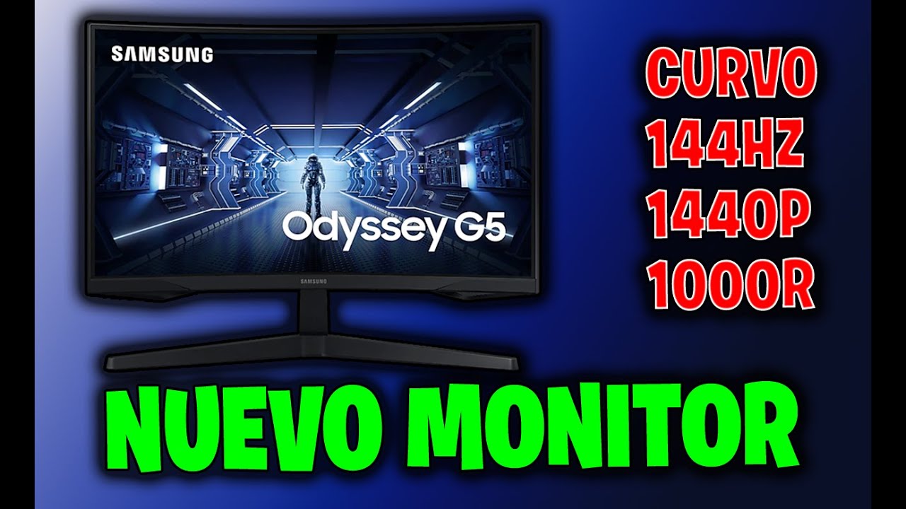 MONITOR CURVO SAMSUNG ODISSEY G5 🚀 | Review ESPAÑOL Gaming 144Hz 1440p 🇪🇦