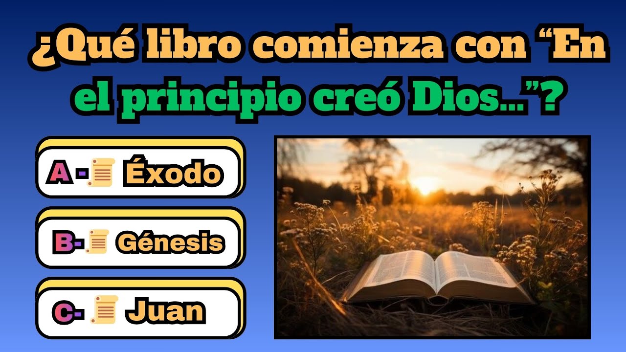 15 PREGUNTAS DE LA BIBLIA🧠😀/Desafío Bíblico /Cuántos Sabes??/Quiz Interactivo📙🤓#quiz #test #trivia