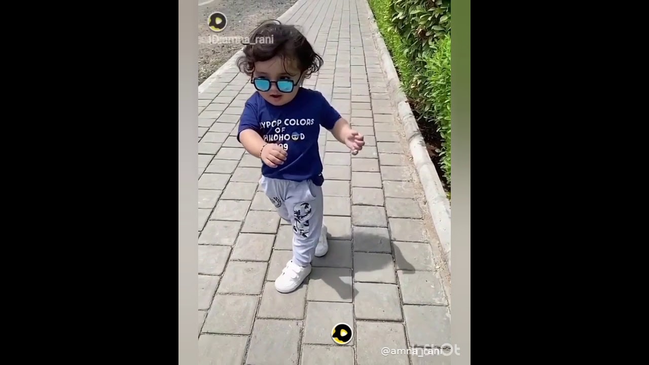 Cute baby funny WhatsApp status & Vigo video