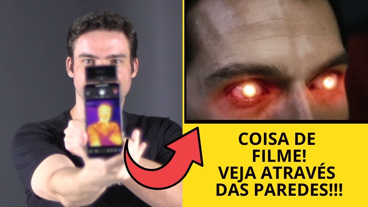 VEJA ATRAVÉS PAREDES! - FLIR ONE PRO CÂMERA TÉRMICA INFRAVERMELHA