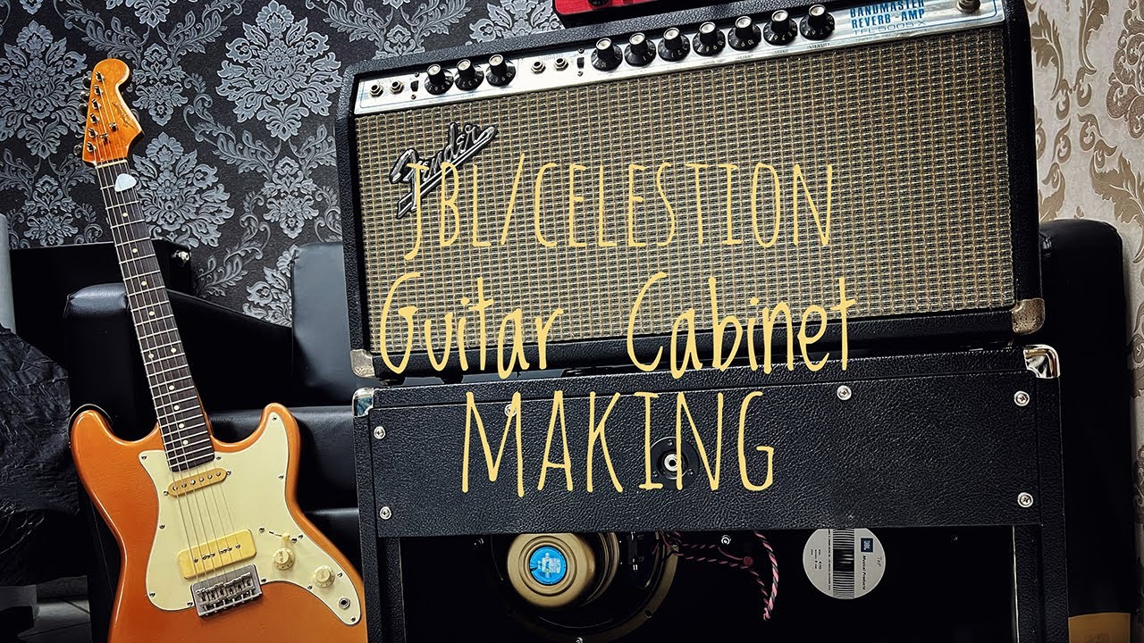 Guitar Cabinet Making ( JBL K-110 / Celestion Gold, Fender Bandmaster Reverb Head )