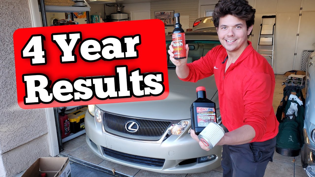 4 Year AMSOIL Follow Up Lexus GS 350 Oil Change & Fuel System Cleaning
