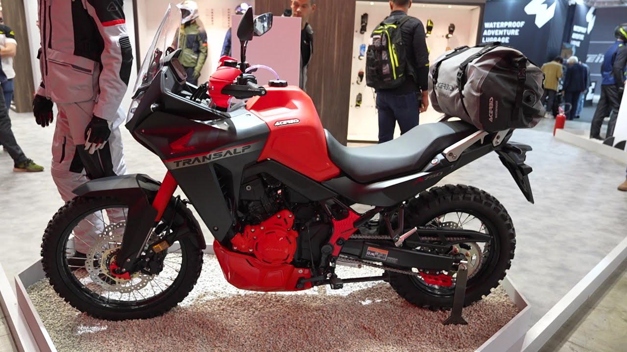 HONDA TRANSALP 750 2023 with ACERBIS accessories