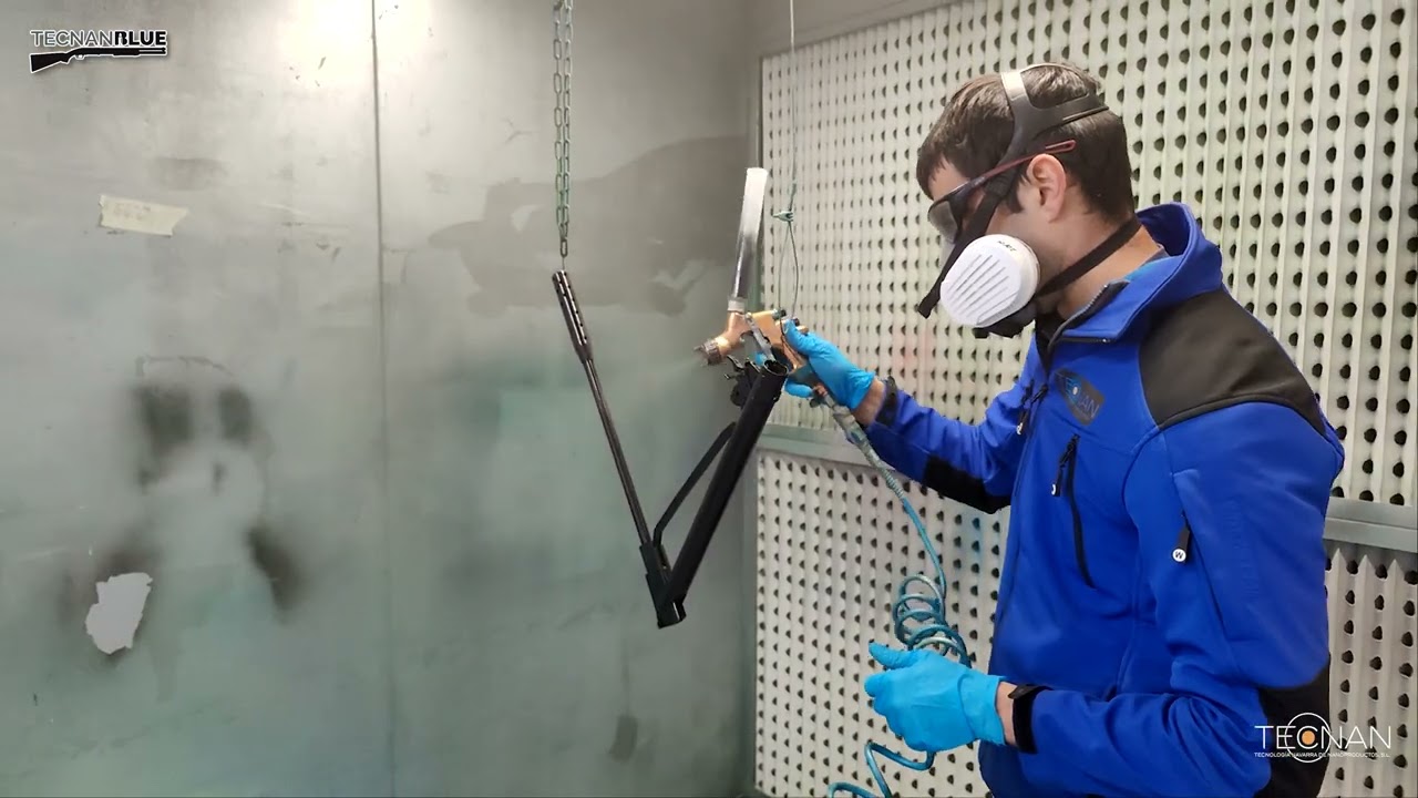 Tecnan Blue - Paso a paso recuperación y protección profesional de armas con pistola aerográfica