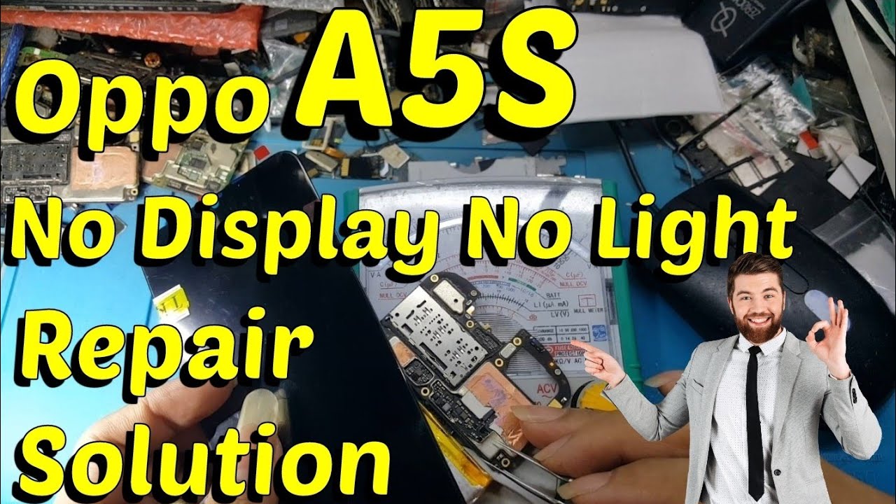 Oppo A5S No Display No Light Solution 👍👍