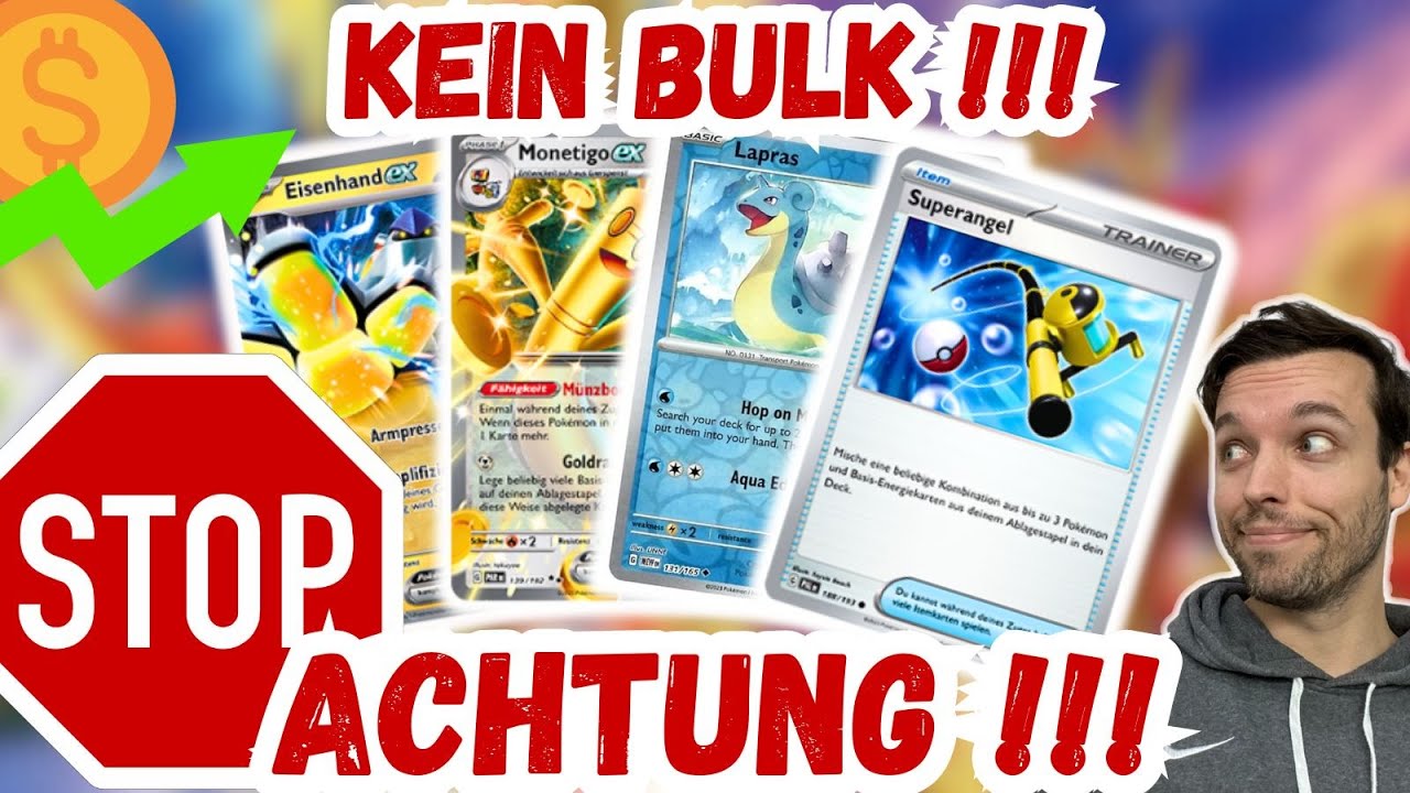 Diese POKEMON KARTEN NICHT MIT DEM BULK VERKAUFEN !
