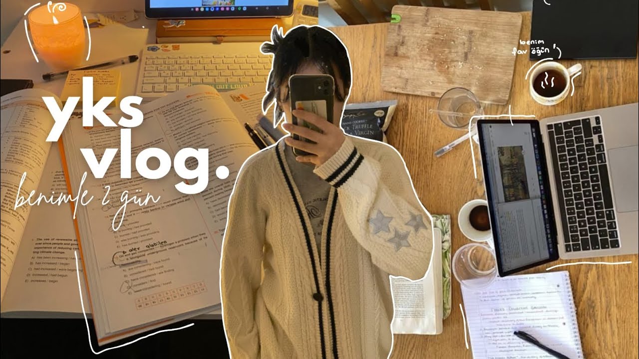 yks vlog | sınav stresi, motivasyon, nasıl ders çalışıyorum? (sessiz vlog)