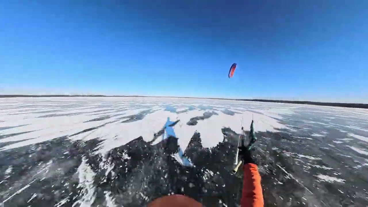 Icekiting Stockholm archipelago 2026