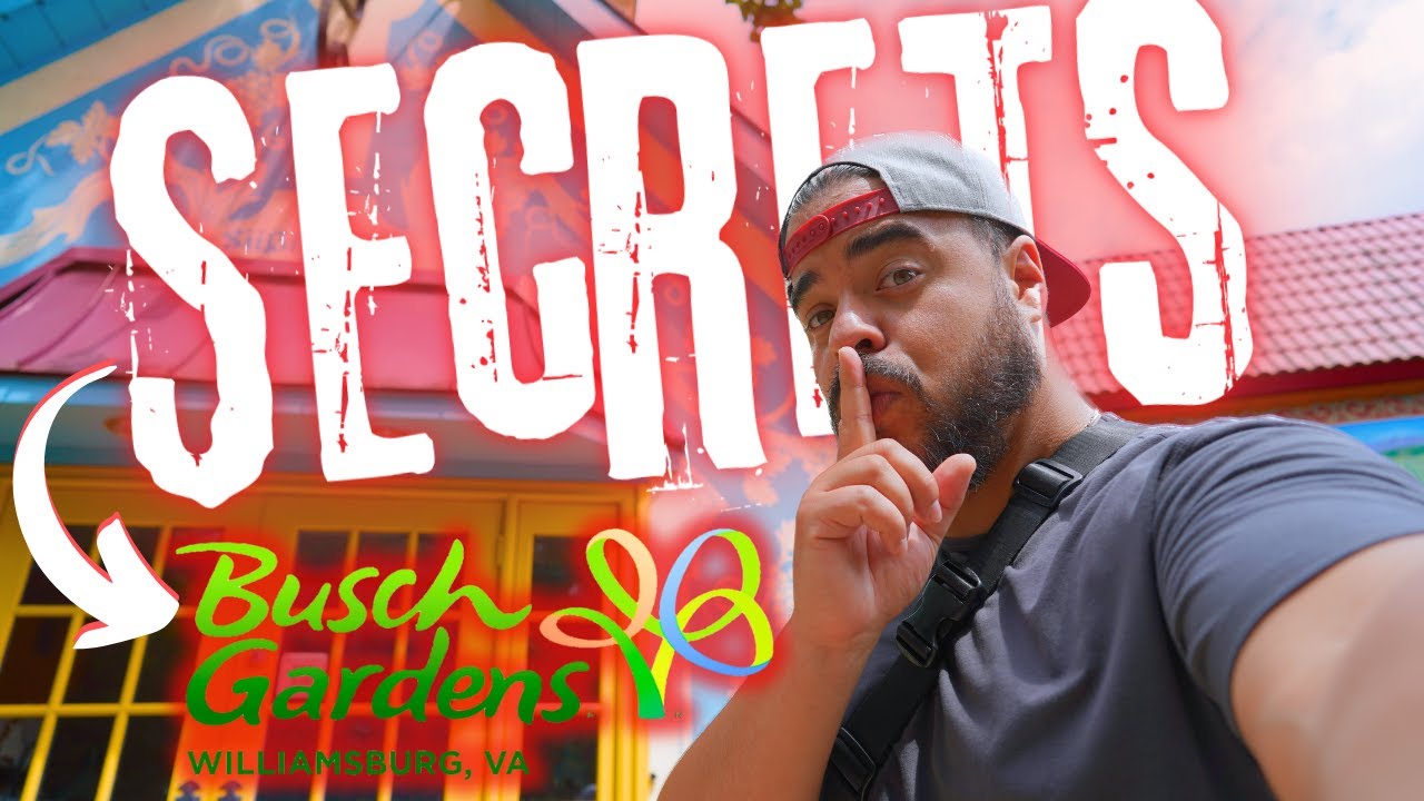 Busch Gardens Williamsburg's BEST Kept Secrets!