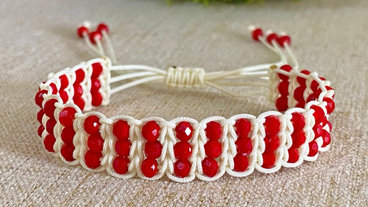 ✨COMO HACER ESTA PULSERA BONITA FÁCIL Y RÁPIDA DE HACER//BRACELET