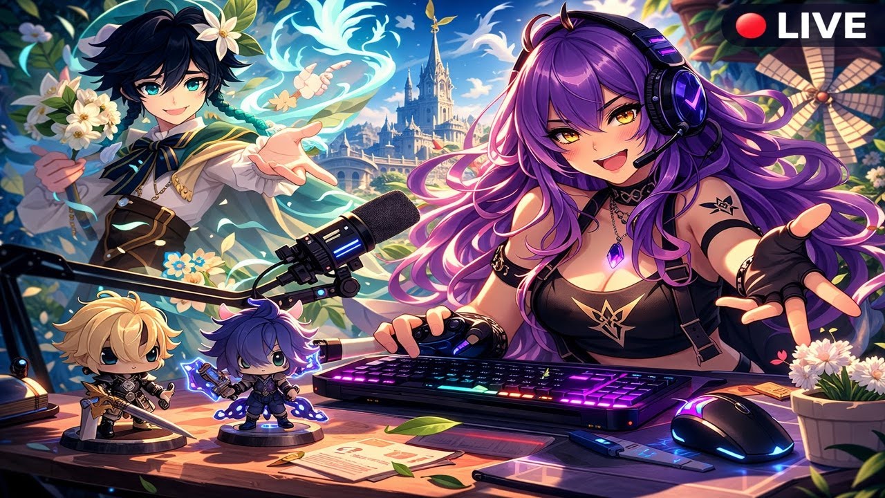 🔴 LIVE | Evento Novo no Genshin! O Viajante que Persegue o Vento 🌪️