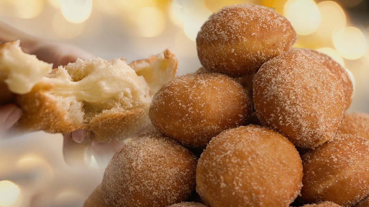 Восхитительные ПОНЧИКИ с начинкой!🍩Воздушные и безумно вкусные! 😋😃Готовим дома с Лизой Глинской😉