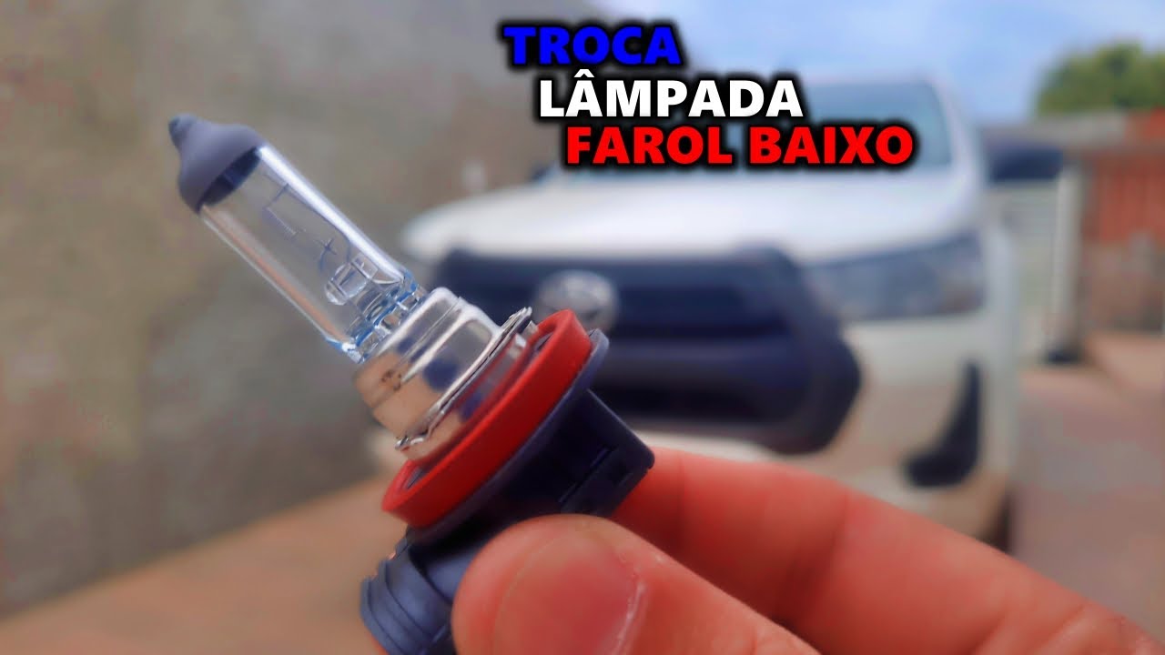[ PASSO A PASSO ] - TROCA LÂMPADA TOYOTA HILUX
