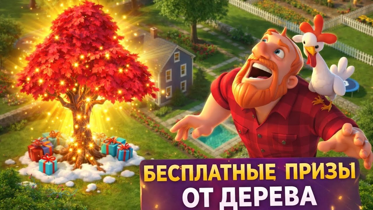 ЗАГАДОЧНОЕ ДЕРЕВО В HAY DAY😨🌳 Бесплатные призы в обновлении в HAY DAY 🎁