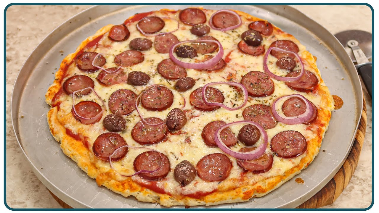 A MELHOR RECEITA DE PIZZA CASEIRA | Nandu Andrade
