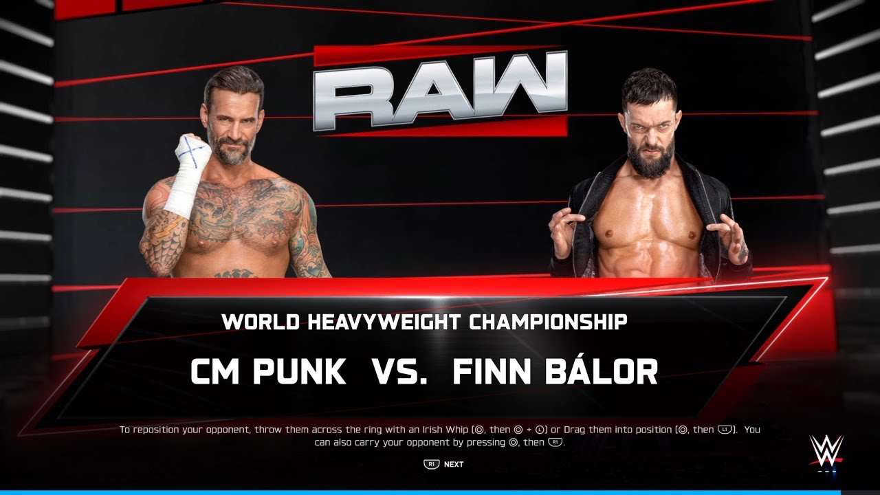 RAW 2026-01-19 : CM Punk(c) vs. Finn Balor - World Heavyweight Championship