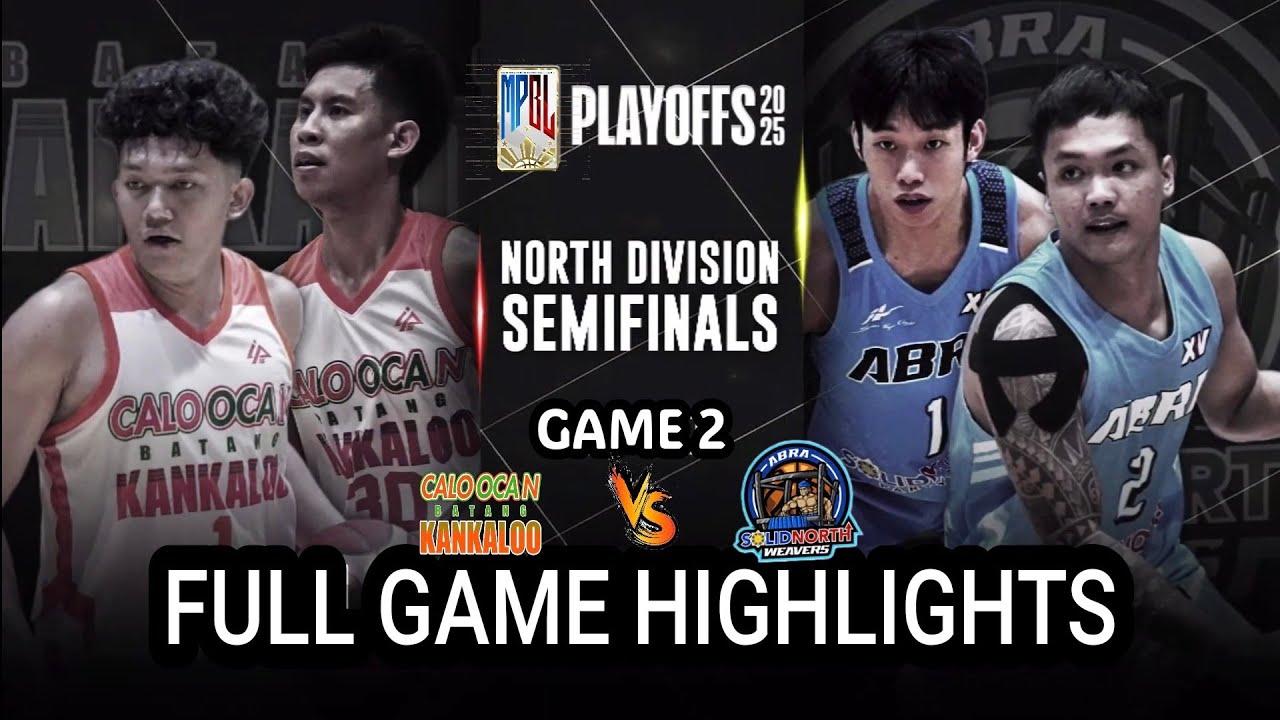 MPBL HIGHLIGHTS | ABRA vs CALOOCAN | SEMIFINALS NORTH DIVISION GAME 2 | NOVEMBER 7, 2025 #mpbl