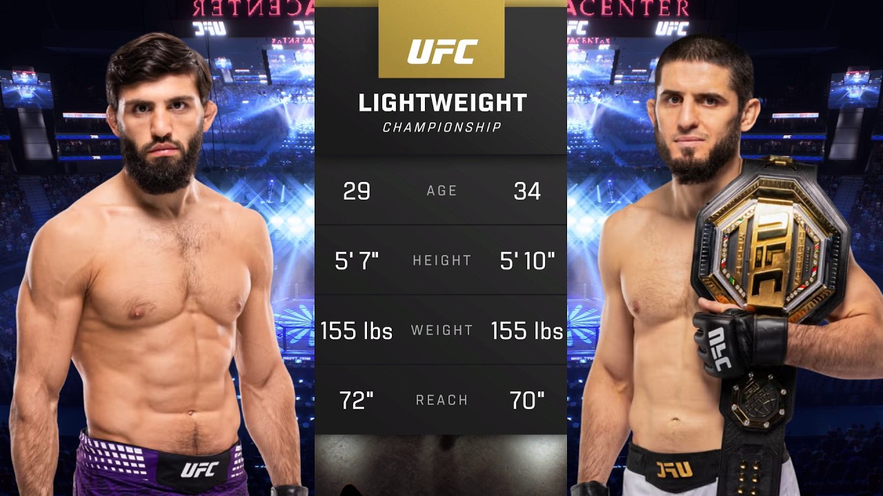 Arman Tsarukyan vs Islam Makhachev Full Fight - UFC Fight Of The Night