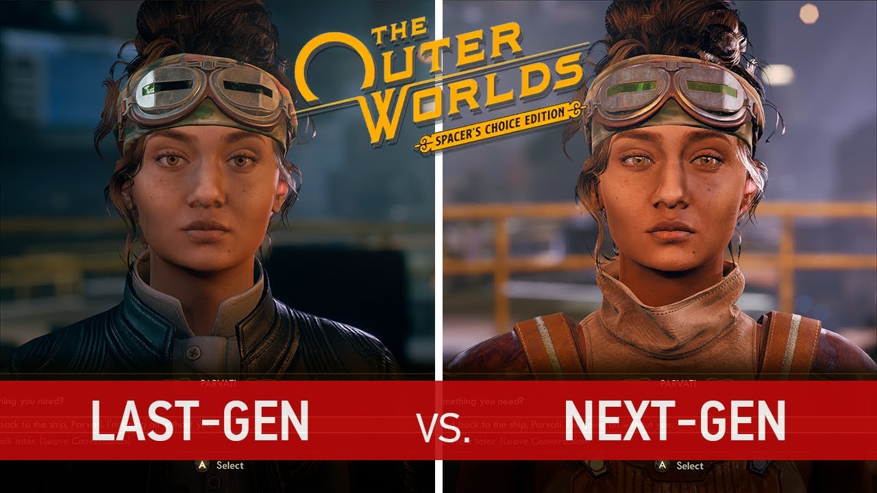 The Outer Worlds: Spacer's Choice Edition: сравнение версий — предыдущее поколение против следующ...