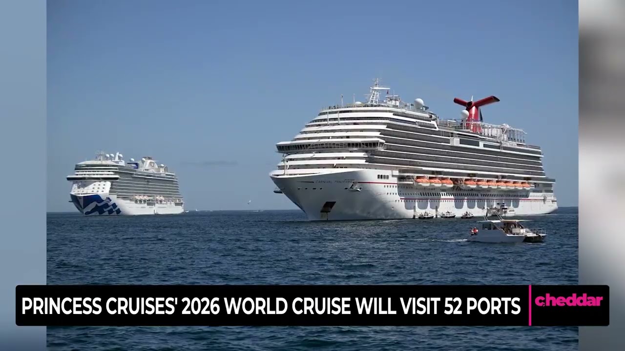 Princess Cruises' 2026 World Cruise Will Visit 52 Ports