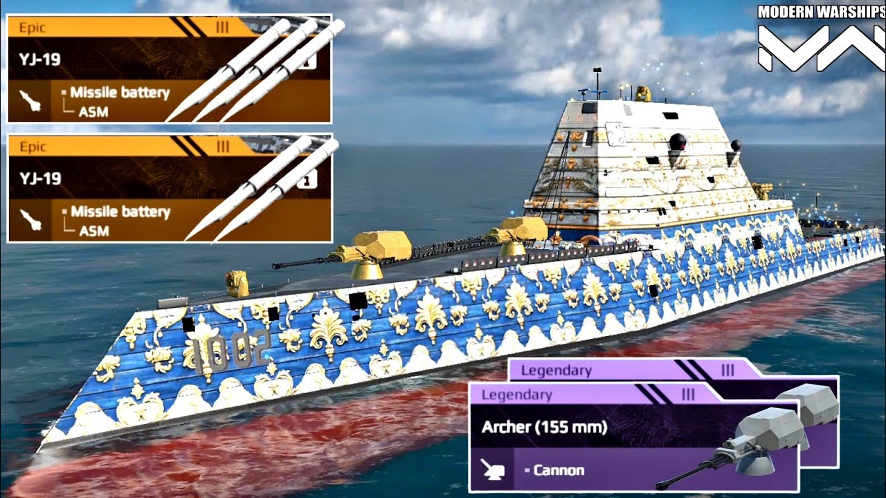 USS Lyndon B Johnson With YJ-19 Missile Gameplay Modern Warship 