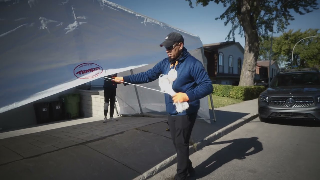 Installation abris tempo  30 minutes 