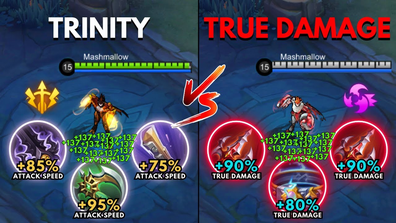 Karrie Trinity Build vs Karrie True Damage Build