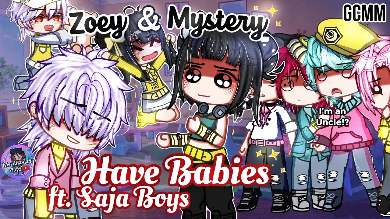 Zoey & Mystery Have Babies ft. SAJA Boys  | KPOP Demon Hunters | GLMM / GCMM | Gacha Club Mini Movie