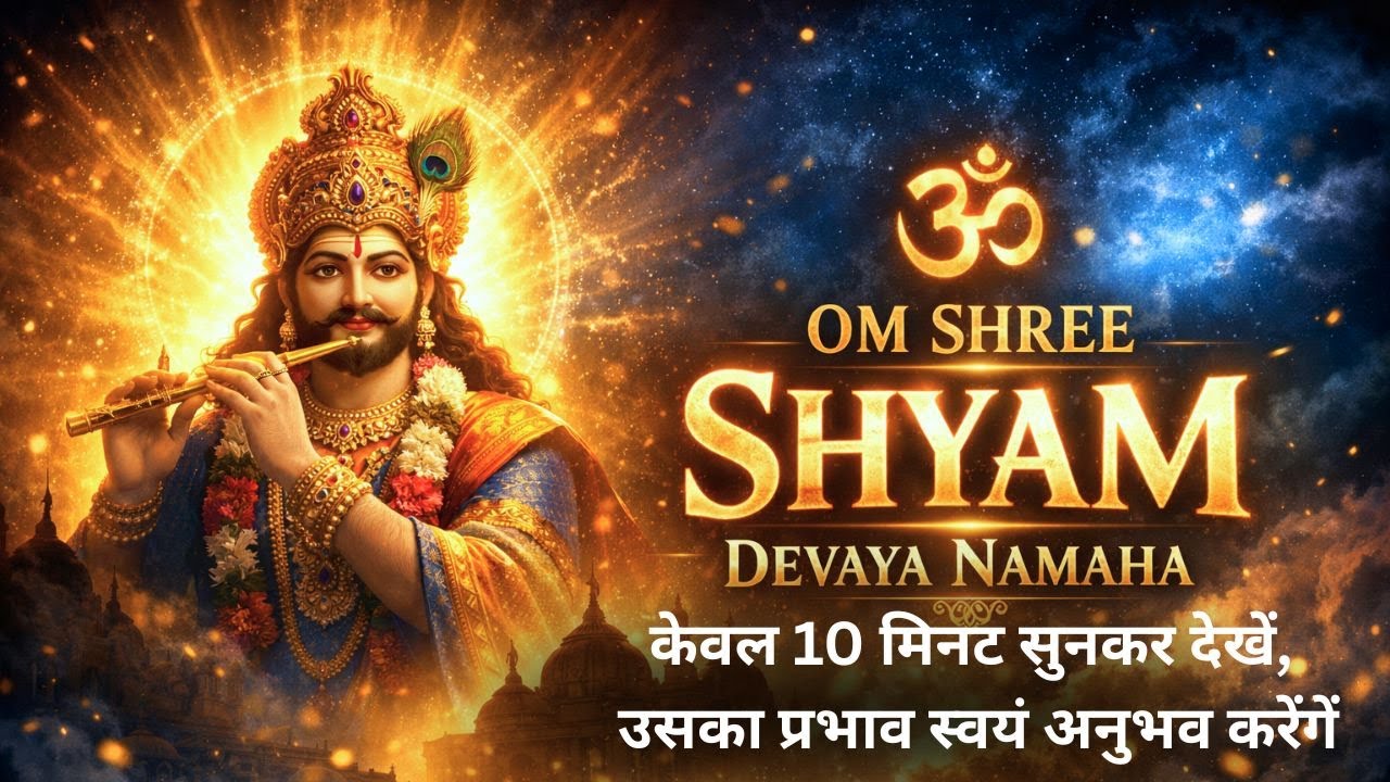 Om Shree Shyam Devaya Namaha | Saket Bairoliya | Shyam Baba Jaap | Spiritual Meditation