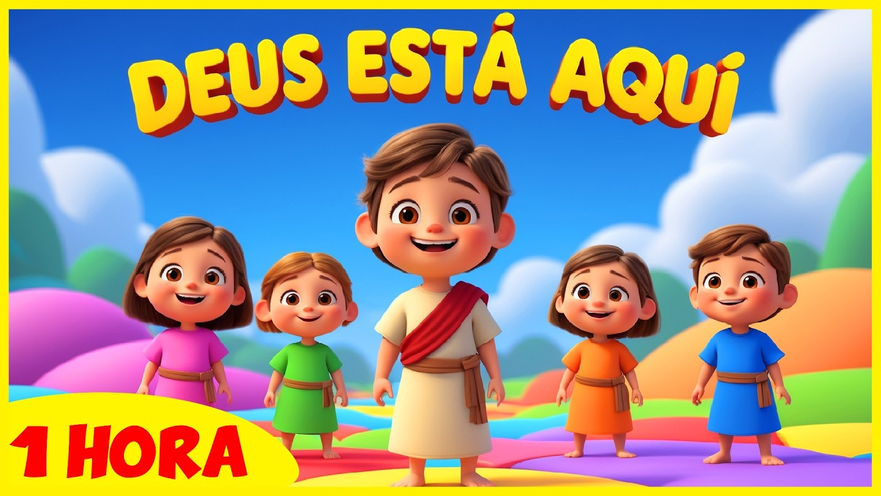 ⭐DEUS ESTÁ AQUI | Maratona Louvor Infantil - Pequeno Salmista