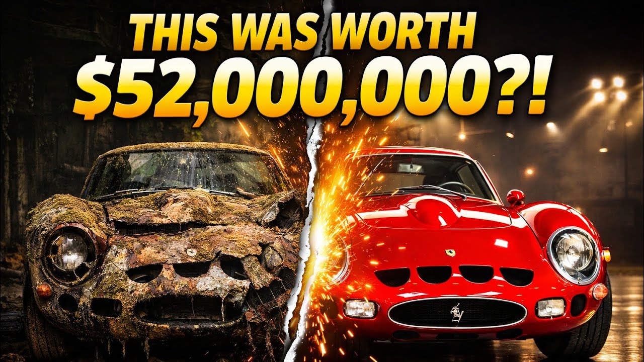 Abandoned Ferrari 250 GTO Restored to Perfection | ASMR #foryou #trending #viralvideo 