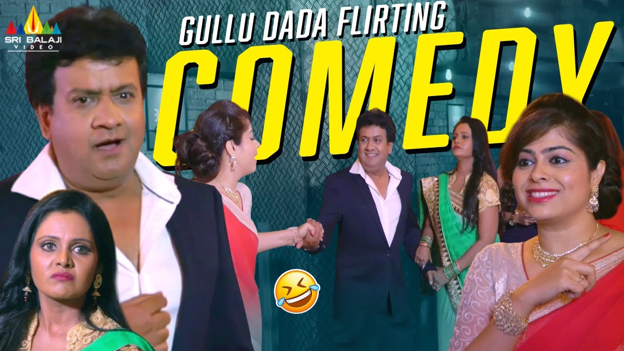 Gullu Dada Flirt with his College Friend Infront His Wife | Best of Luck | Hindi Comedy Movie Scene