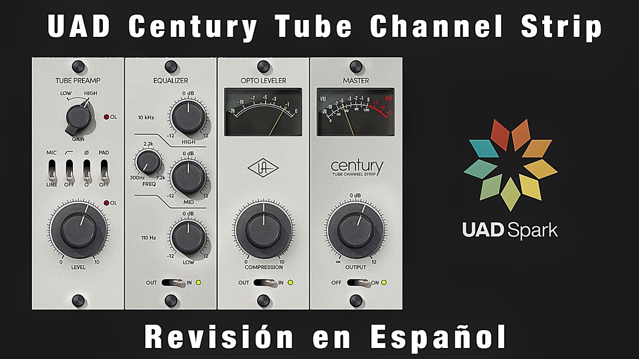 🎧UAD Century Tube Channel Strip🎧 -Revisión en Español-