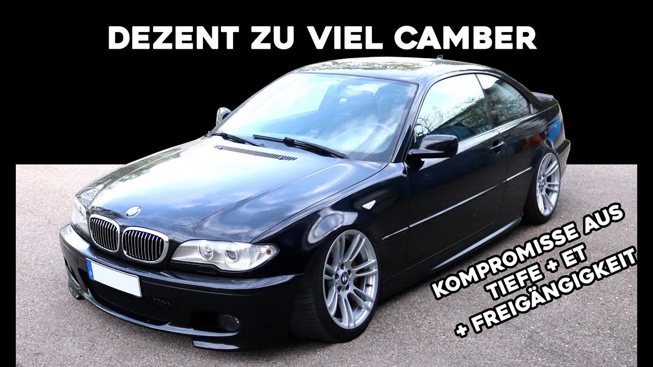 E46 330CI | Fahrwerksumbau | Cambergang | Eintragen | Enttäuschung