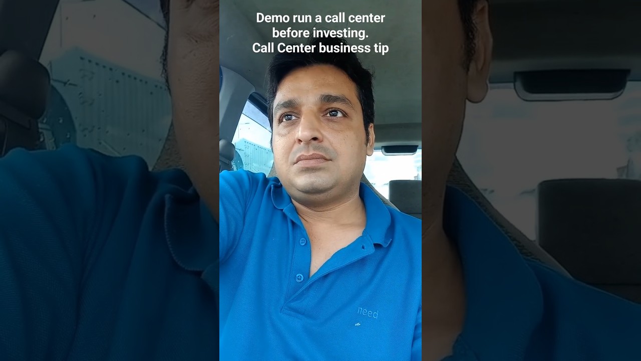 Call center business tips Running a demo before investment
