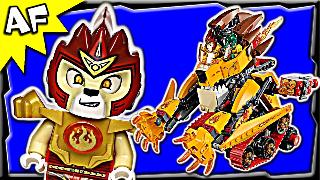 Laval's FIRE LION 70144 Lego Legends of Chima Stop Motion Set Review