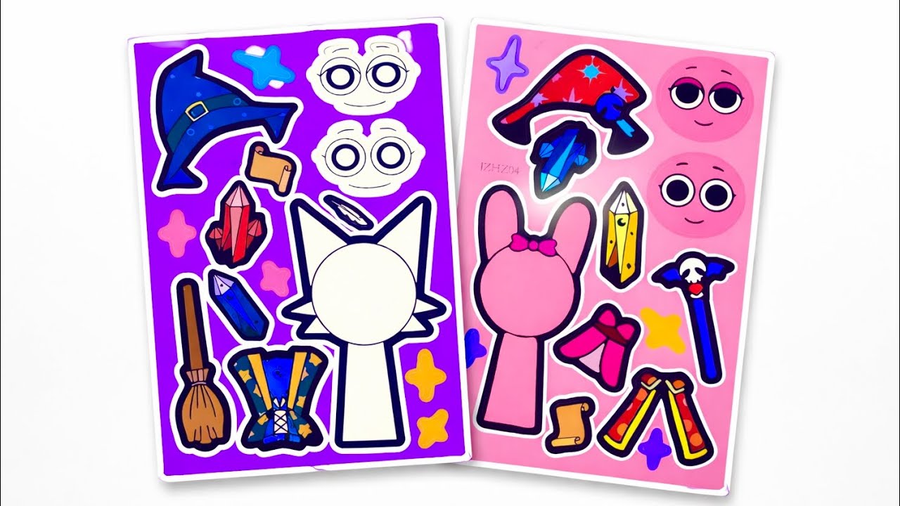 PINKY and WHITE magic 🪄 #sprunki ,#incredibox ,#pinky 
