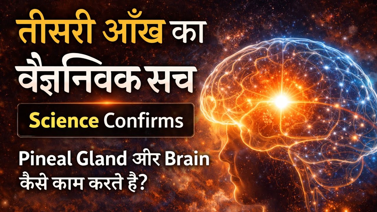 तीसरी आँख का वैज्ञानिक रहस्य  | Third Eye Activation Explained  | Pineal Gland, Brain & Intuition