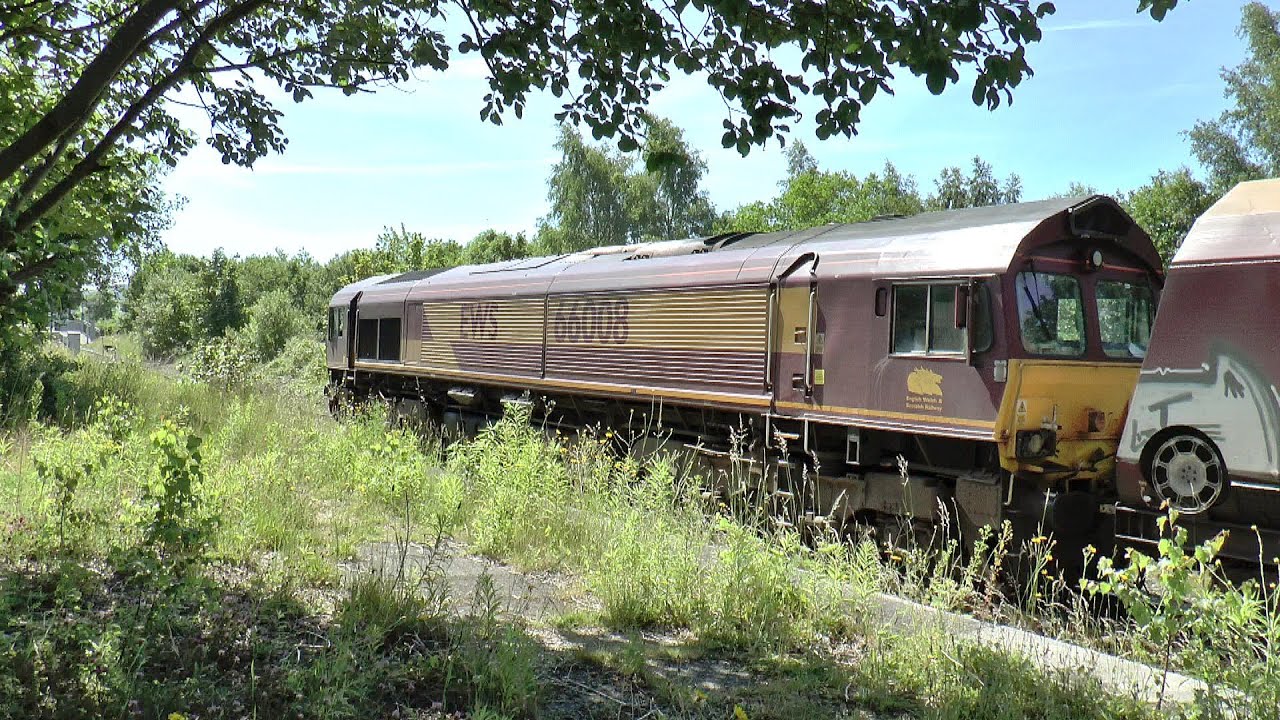 Massive effort from 66008 at Aberdare 15/06/2014