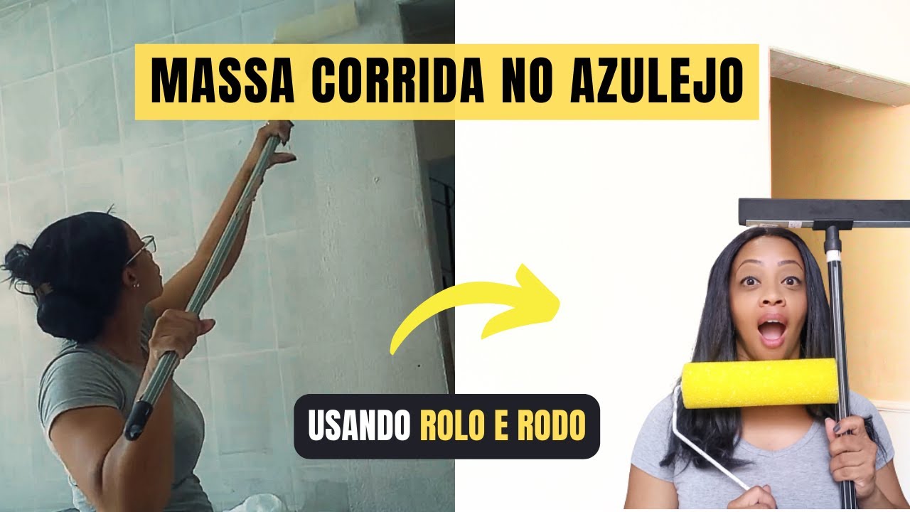 COMO COBRIR AZULEJO COM MASSA CORRIDA| SOLUÇÃO FÁCIL E BARATA