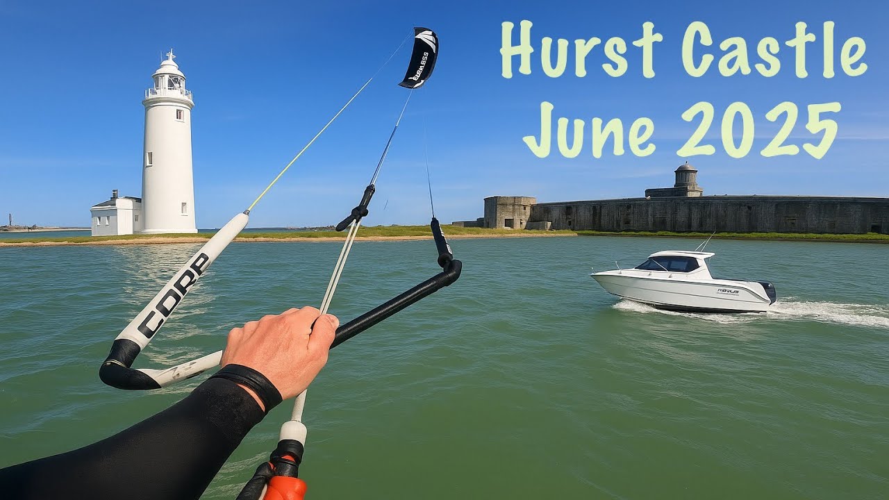 UK Kiteboarding Heaven! Flat Water, Friends & Big Air at Hurst Castle