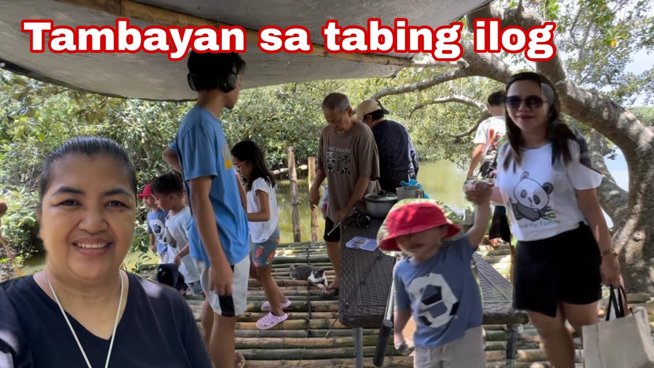 Buenamanong bisita sa tambayan sa tabing ilog + Masaya silang namingwit ng bangus