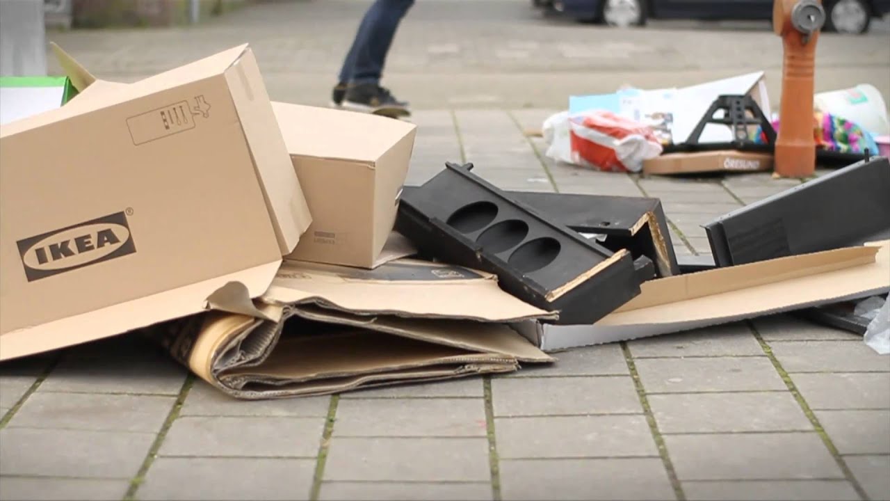 Grofvuil en afvalzakken, clean it up