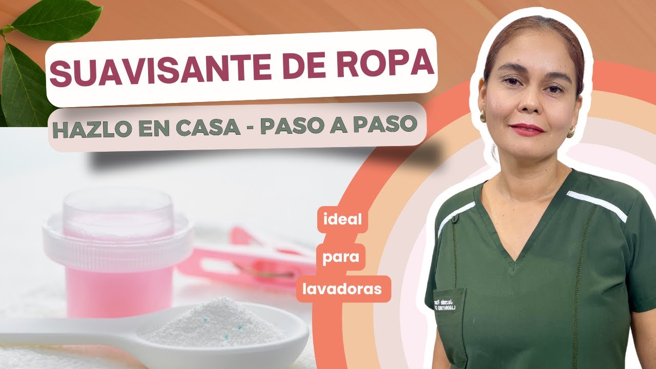 Receta de Suavizante de Ropa Fácil y Barato | Ideal para Lavadora