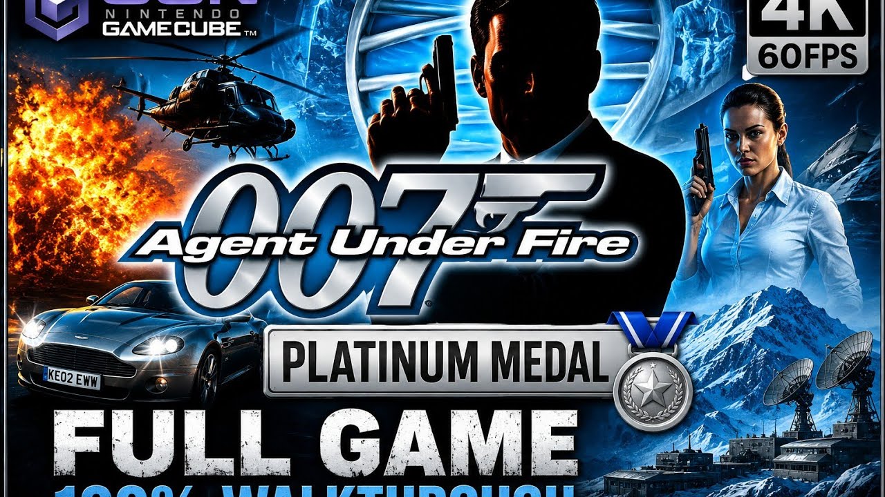 007 Agent Under Fire GCN Platinum Medal FULL GAME 100% Walkthrough